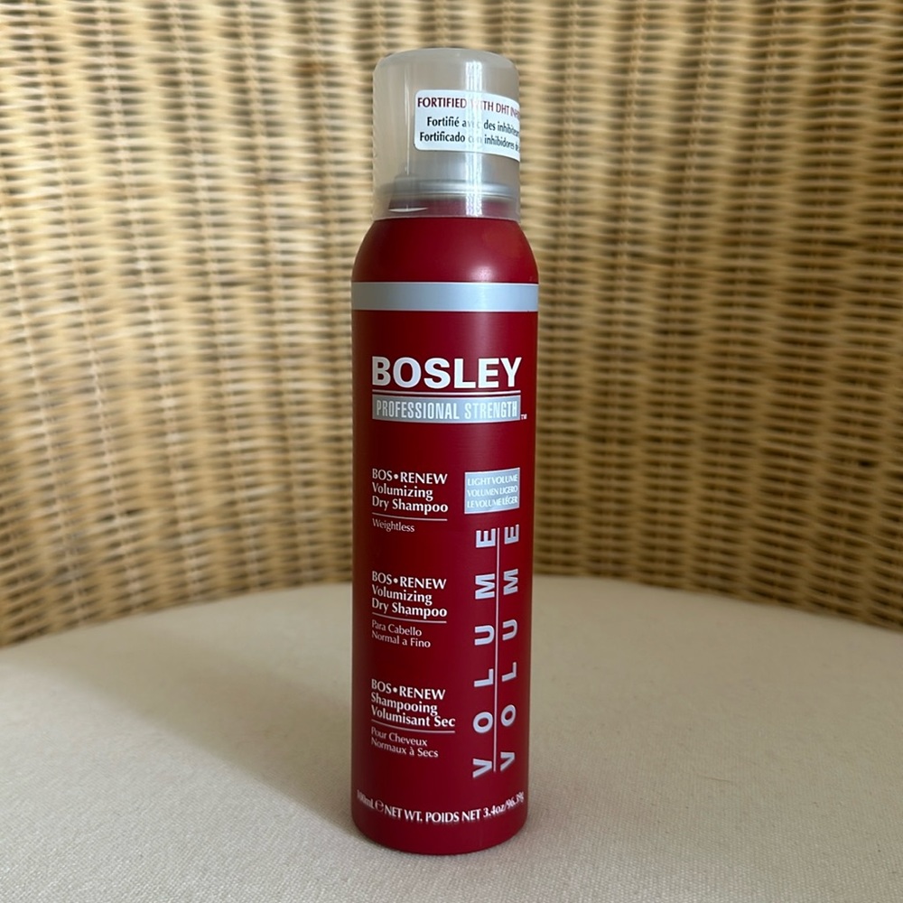 New Bosley Professional Strength Bos-Volume Volumizing Dry Shampoo 3.4 oz